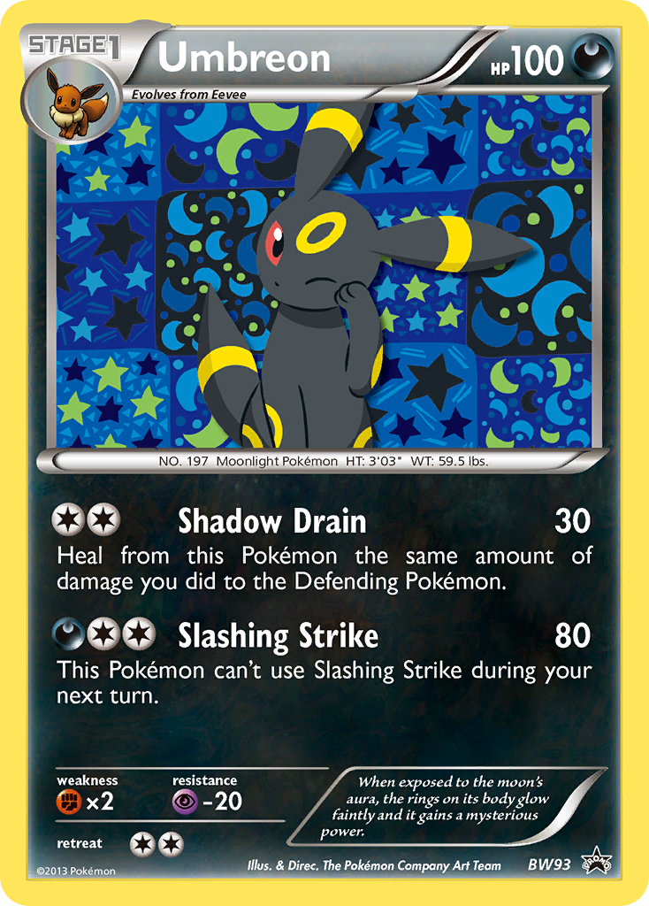 Umbreon (BW93) [Black & White: Black Star Promos] | Good Games Morley