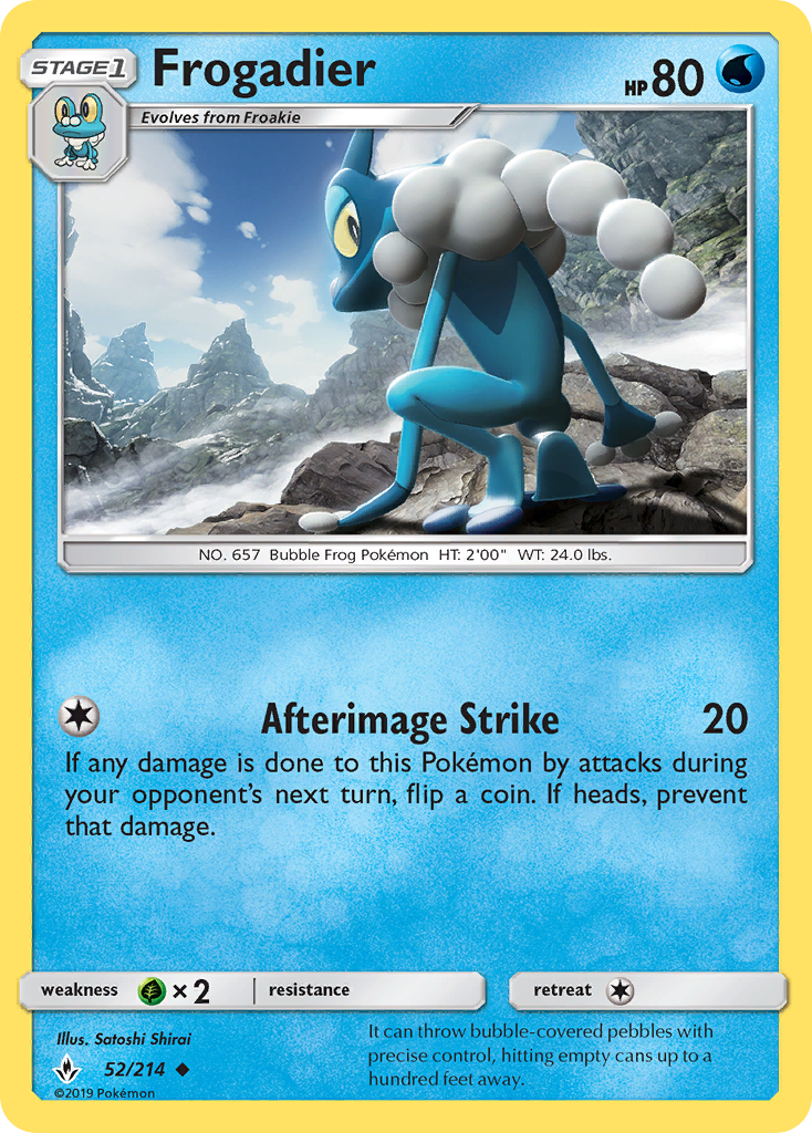 Frogadier (52/214) [Sun & Moon: Unbroken Bonds] | Good Games Morley