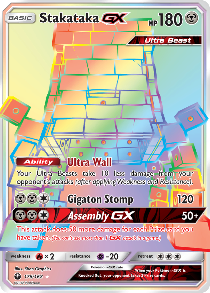 Stakataka GX (176/168) [Sun & Moon: Celestial Storm] | Good Games Morley