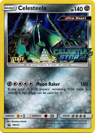 Celesteela (SM131) (Staff Prerelease Promo) [Sun & Moon: Black Star Promos] | Good Games Morley