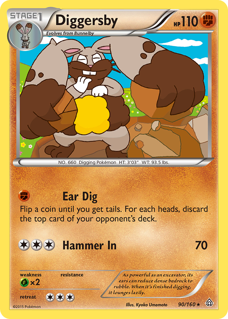 Diggersby (90/160) [XY: Primal Clash] | Good Games Morley