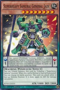 Superheavy Samurai General Jade [BOSH-EN010] Common | Good Games Morley