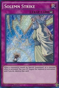 Solemn Strike [BOSH-EN079] Secret Rare | Good Games Morley