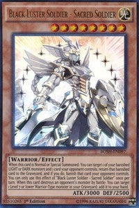 Black Luster Soldier - Sacred Soldier [BOSH-EN097] Ultra Rare | Good Games Morley