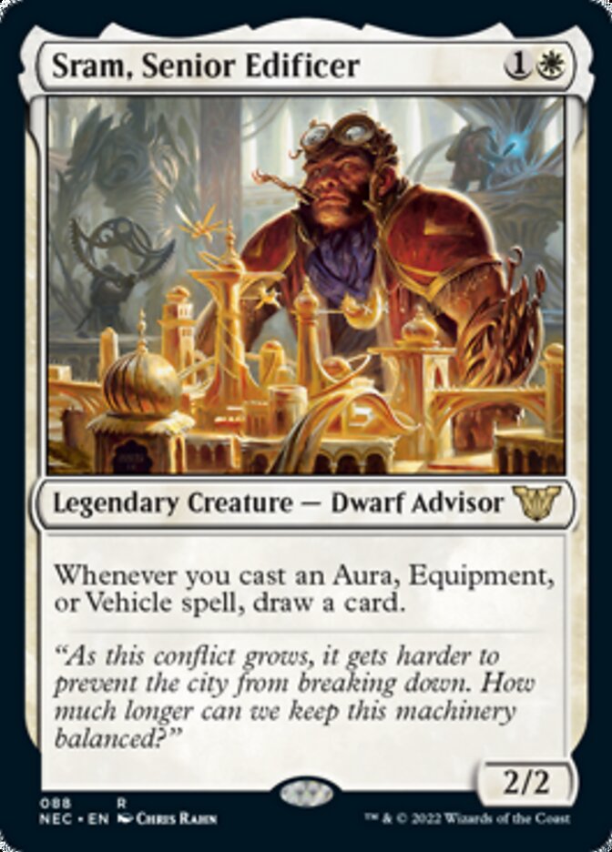 Sram, Senior Edificer [Kamigawa: Neon Dynasty Commander] | Good Games Morley