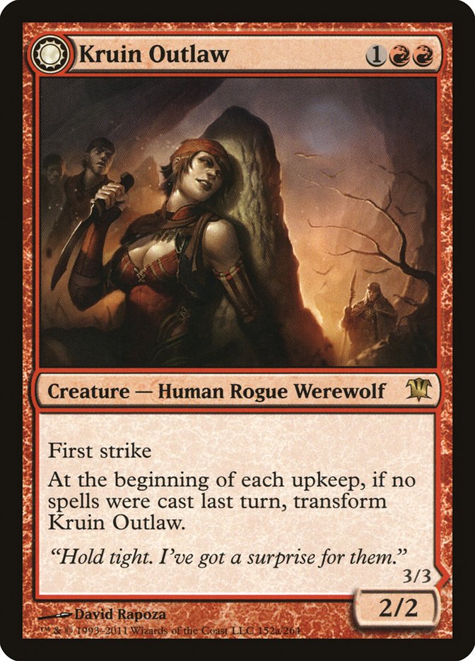 Kruin Outlaw // Terror of Kruin Pass [Innistrad] | Good Games Morley