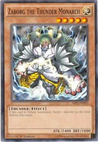 Zaborg the Thunder Monarch [SR01-EN005] Common | Good Games Morley