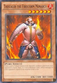 Thestalos the Firestorm Monarch [SR01-EN008] Common | Good Games Morley