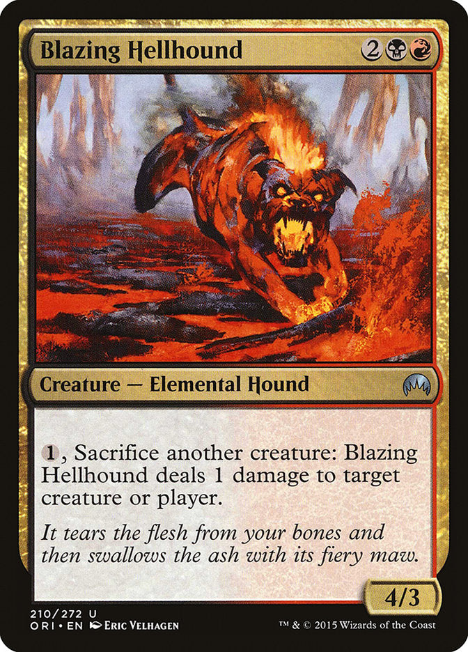 Blazing Hellhound [Magic Origins] | Good Games Morley