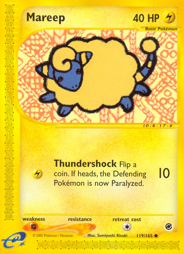 Mareep (119/165) [Expedition: Base Set] | Good Games Morley