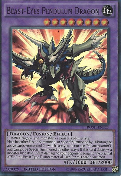 Beast-Eyes Pendulum Dragon [BOSH-ENSE1] Super Rare | Good Games Morley