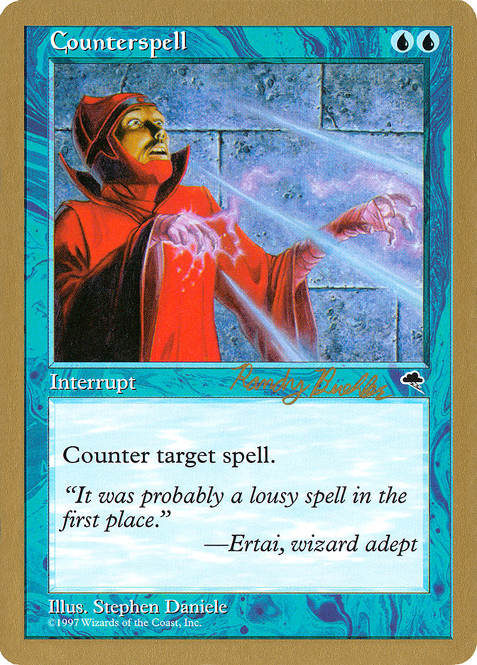 Counterspell (Randy Buehler) [World Championship Decks 1998] | Good Games Morley