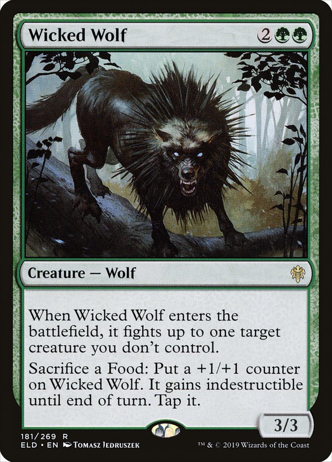 Wicked Wolf [Throne of Eldraine] | Good Games Morley