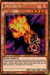 Fire Hand [PGL3-EN022] Gold Secret Rare | Good Games Morley