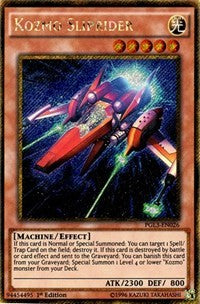 Kozmo Sliprider [PGL3-EN026] Gold Secret Rare | Good Games Morley
