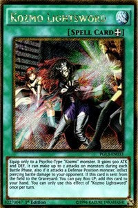 Kozmo Lightsword [PGL3-EN033] Gold Secret Rare | Good Games Morley
