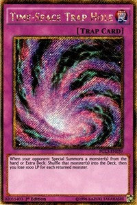Time-Space Trap Hole [PGL3-EN039] Gold Secret Rare | Good Games Morley