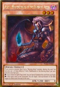 Alich, Malebranche of the Burning Abyss [PGL3-EN047] Gold Rare | Good Games Morley