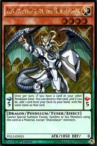 Luster Pendulum, the Dracoslayer [PGL3-EN055] Gold Rare | Good Games Morley