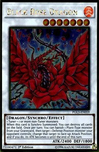 Black Rose Dragon [PGL3-EN059] Gold Rare | Good Games Morley