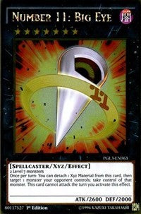 Number 11: Big Eye [PGL3-EN063] Gold Rare | Good Games Morley