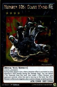 Number 106: Giant Hand [PGL3-EN075] Gold Rare | Good Games Morley