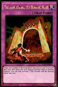 The Traveler and the Burning Abyss [PGL3-EN097] Gold Rare | Good Games Morley