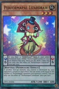 Performapal Lizardraw [OP01-EN006] Super Rare | Good Games Morley