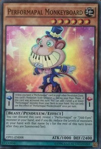 Performapal Monkeyboard [OP01-EN008] Super Rare | Good Games Morley
