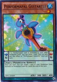 Performapal Guitartle [OP01-EN009] Super Rare | Good Games Morley