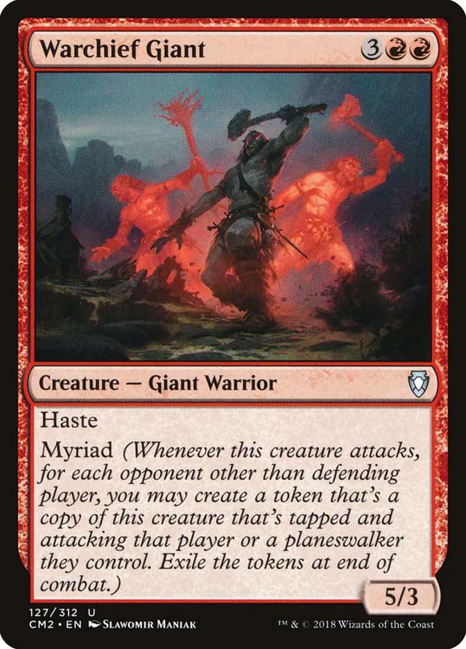 Warchief Giant [Commander Anthology Volume II] | Good Games Morley