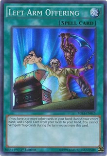 Left Arm Offering [MIL1-EN015] Super Rare | Good Games Morley