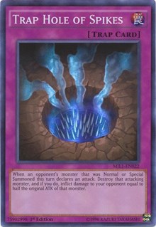 Trap Hole of Spikes [MIL1-EN022] Super Rare | Good Games Morley