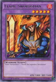 Flame Swordsman [MIL1-EN038] Rare | Good Games Morley