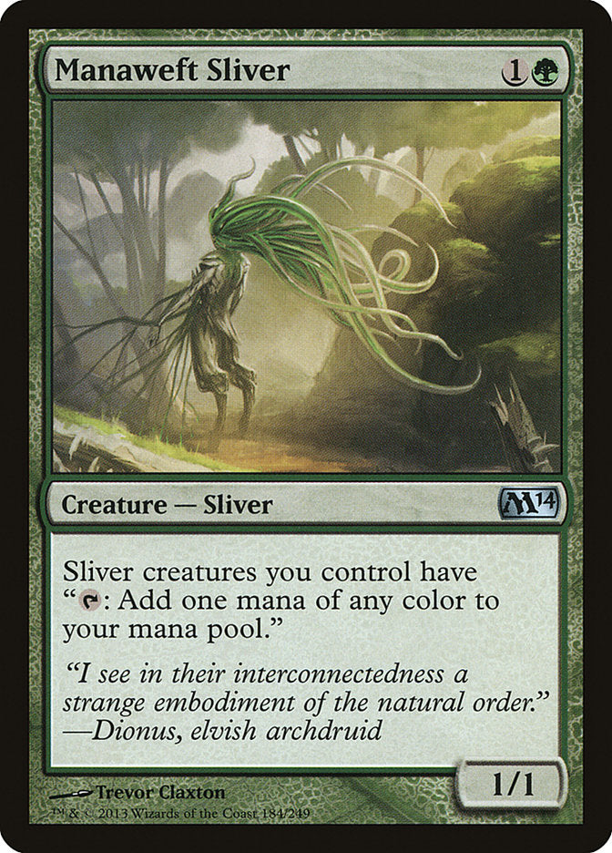 Manaweft Sliver [Magic 2014] | Good Games Morley