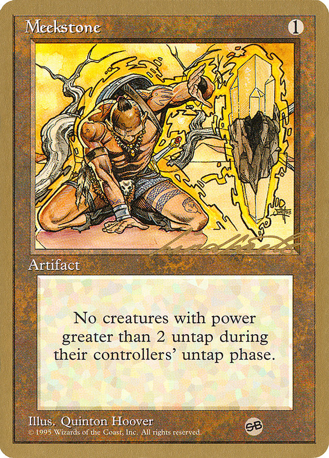 Meekstone (Leon Lindback) (SB) [Pro Tour Collector Set] | Good Games Morley