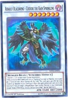 Assault Blackwing - Chidori the Rain Sprinkling [SHVI-EN051] Super Rare | Good Games Morley
