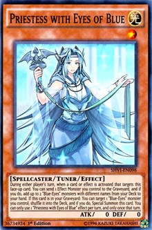 Priestess with Eyes of Blue [SHVI-EN098] Super Rare | Good Games Morley