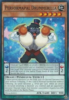 Performapal Drummerilla [YS16-EN011] Common | Good Games Morley