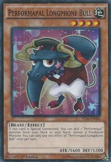 Performapal Longphone Bull [YS16-EN006] Super Rare | Good Games Morley