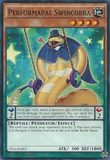Performapal Swincobra [YS16-EN003] Common | Good Games Morley