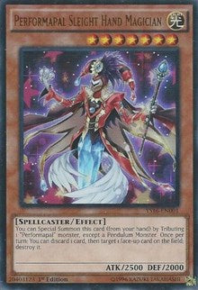 Performapal Sleight Hand Magician [YS16-EN001] Ultra Rare | Good Games Morley