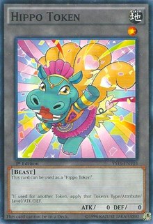 Hippo Token (Blue) [YS16-ENT03] Common | Good Games Morley