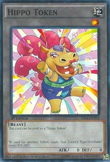 Hippo Token (Yellow) [YS16-ENT02] Common | Good Games Morley