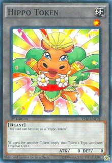 Hippo Token (Orange) [YS16-ENT01] Common | Good Games Morley
