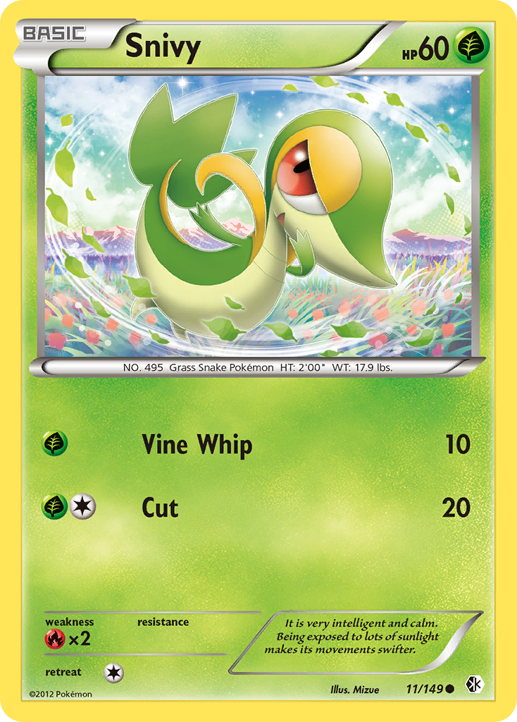 Snivy (11/149) [Black & White: Boundaries Crossed] | Good Games Morley