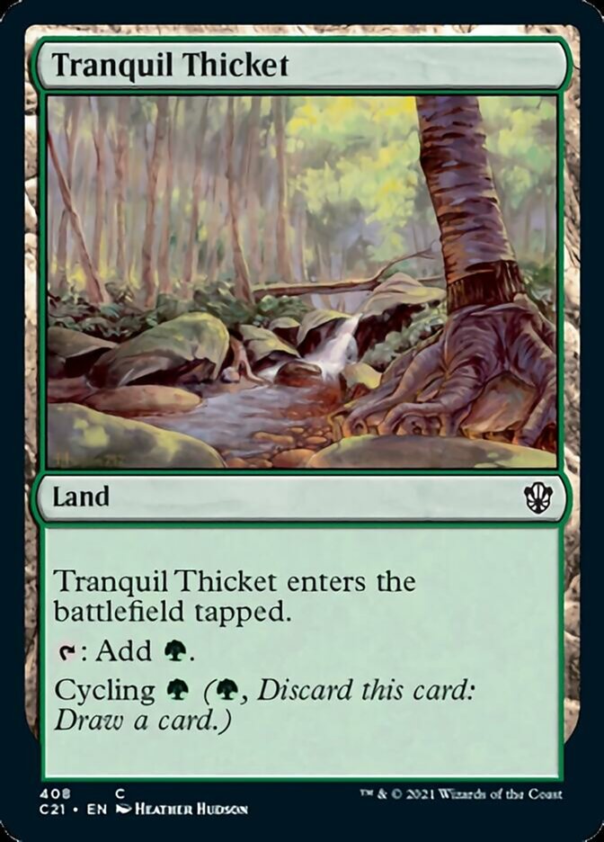 Tranquil Thicket [Commander 2021] | Good Games Morley