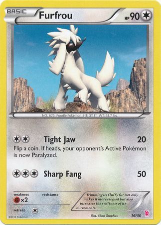 Furfrou (16/30) [XY: Trainer Kit - Sylveon] | Good Games Morley