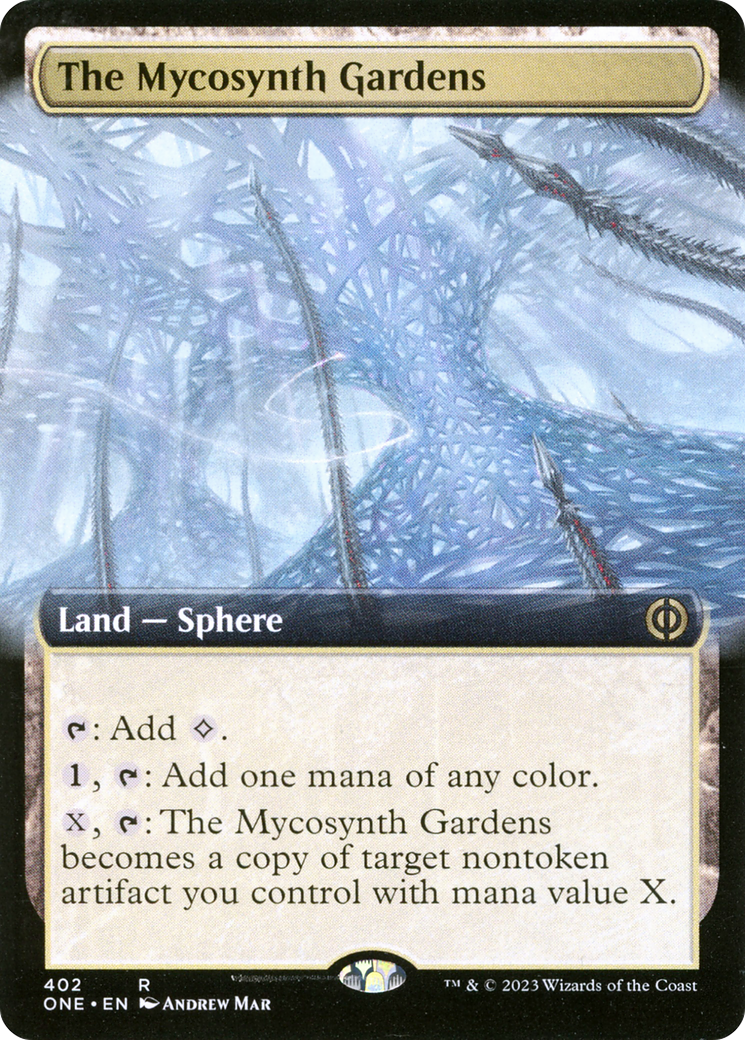 The Mycosynth Gardens (Extended Art) [Phyrexia: All Will Be One] | Good Games Morley