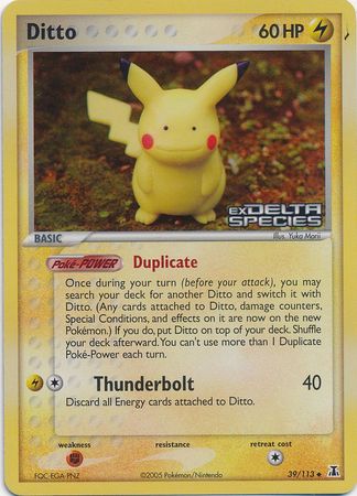 Ditto (39/113) (Stamped) [EX: Delta Species] | Good Games Morley